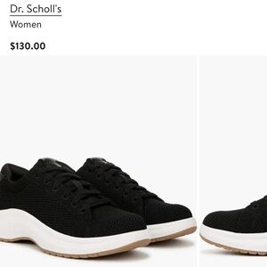 Dr. Scholl's Black and White Women's Sneakers